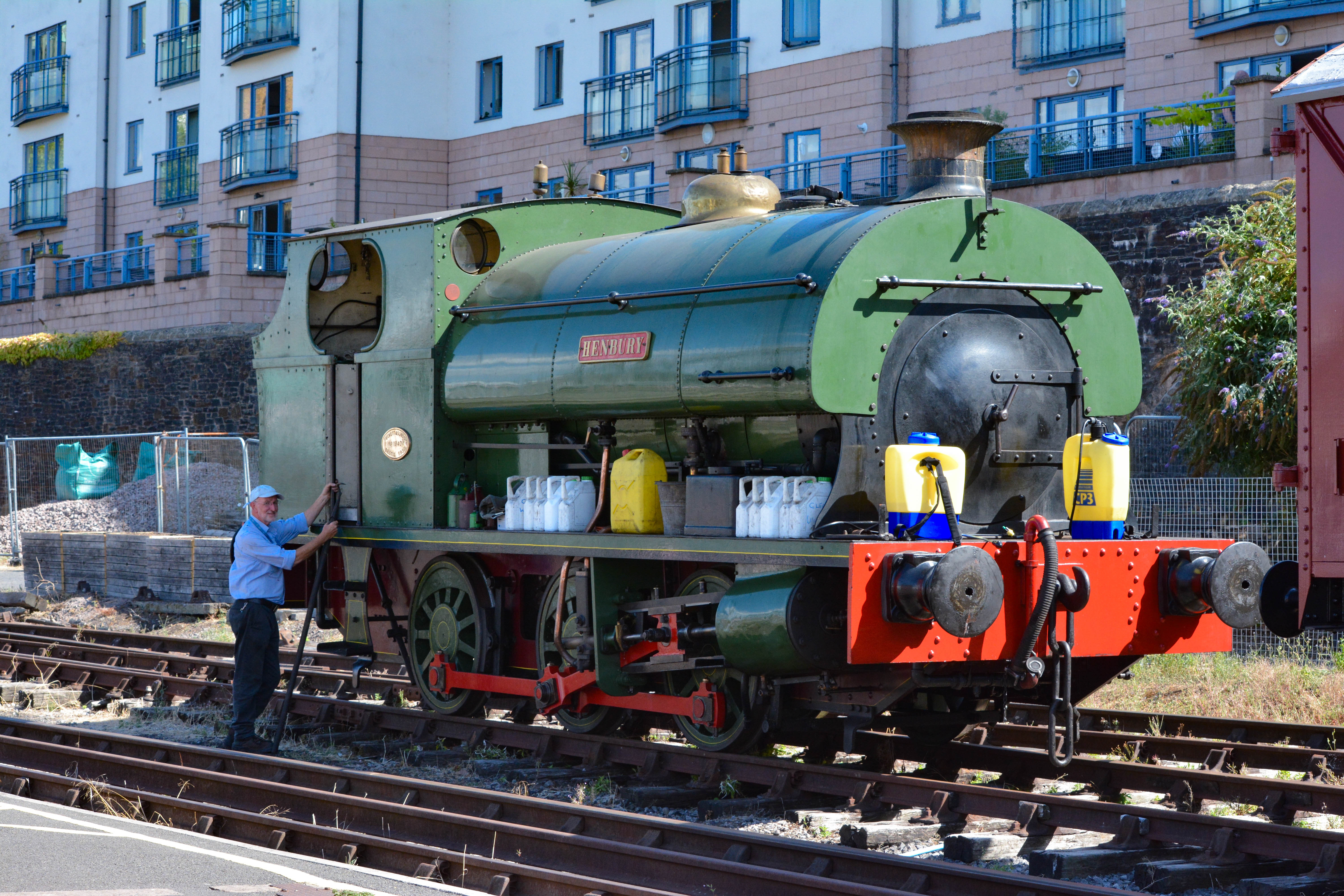 Vintage steam locomotive